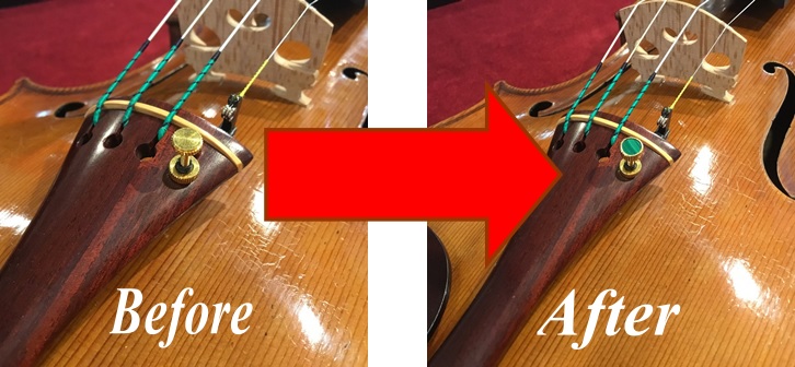 弦楽器】オシャレなバイオリン用のアジャスタースクリューGEM STONEが入荷しました！｜島村楽器 ミ・ナーラ奈良店