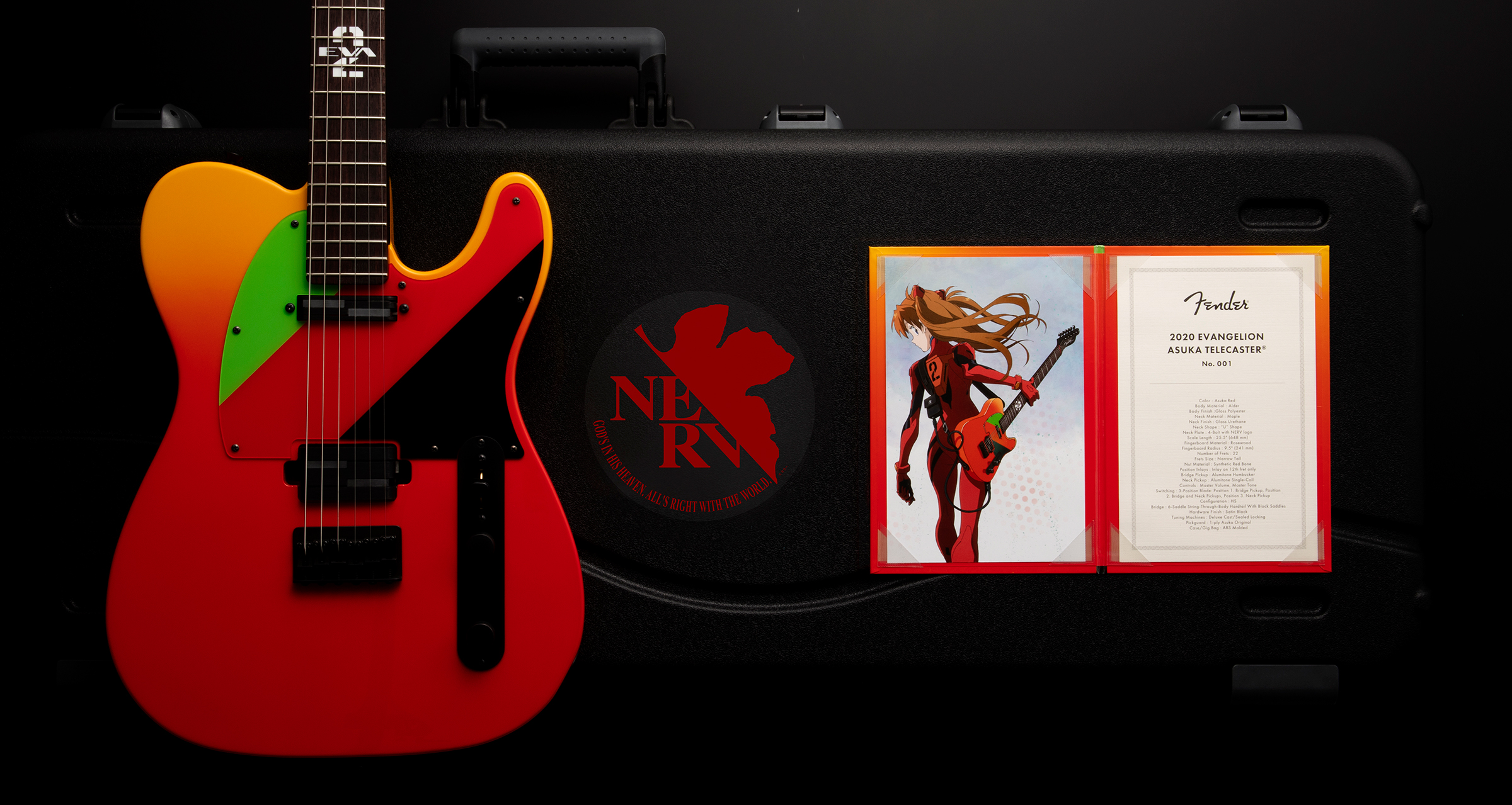 【数量限定エヴァギター！】Fender 2020 EVANGELION ASUKA TELECASTER 予約受付開始！