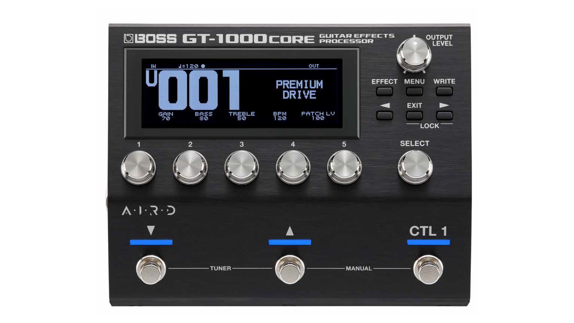 【新製品BOSS / GT-1000CORE】最高峰のサウンド・クオリティと高い柔軟性を備えたギター／ベース・エフェクト・プロセッサー