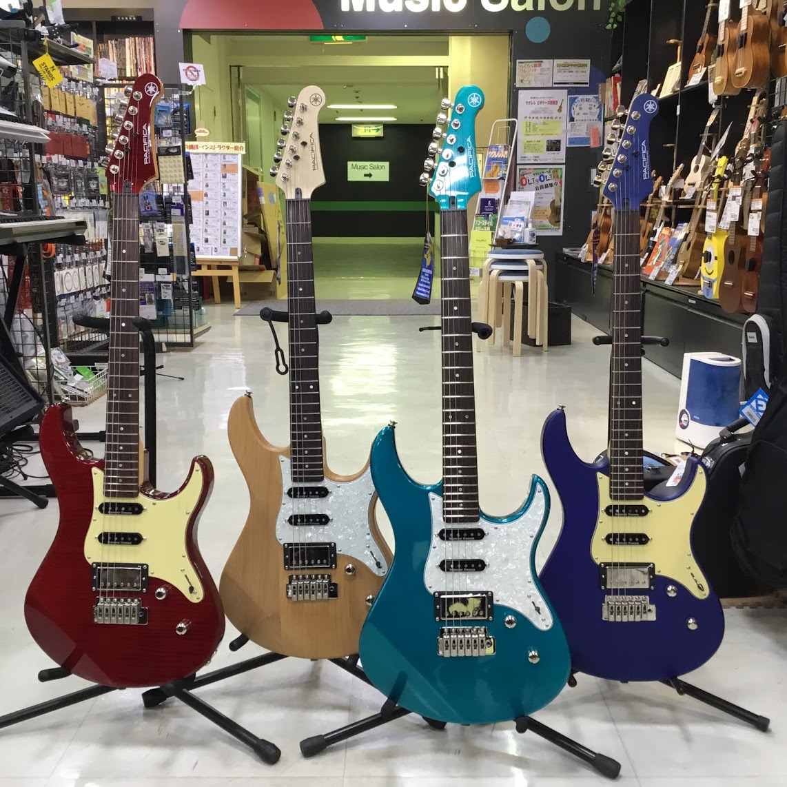 *YAMAHAのPACIFICA（パシフィカ）の上位モデル「PAC612」の新色4種類が全て入荷しました！ **軽音楽部の方や大人の方の趣味にも人気！YAMAHAのパシフィカ！ エレキギター「PACIFICAシリーズ」は1990年の発売以来、高い演奏性と幅広いサウンドバリエーションで多彩な音楽ジャン […]