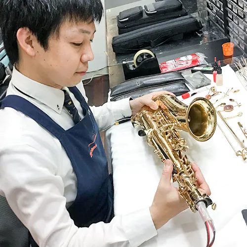 管楽器リペアブースがございます！