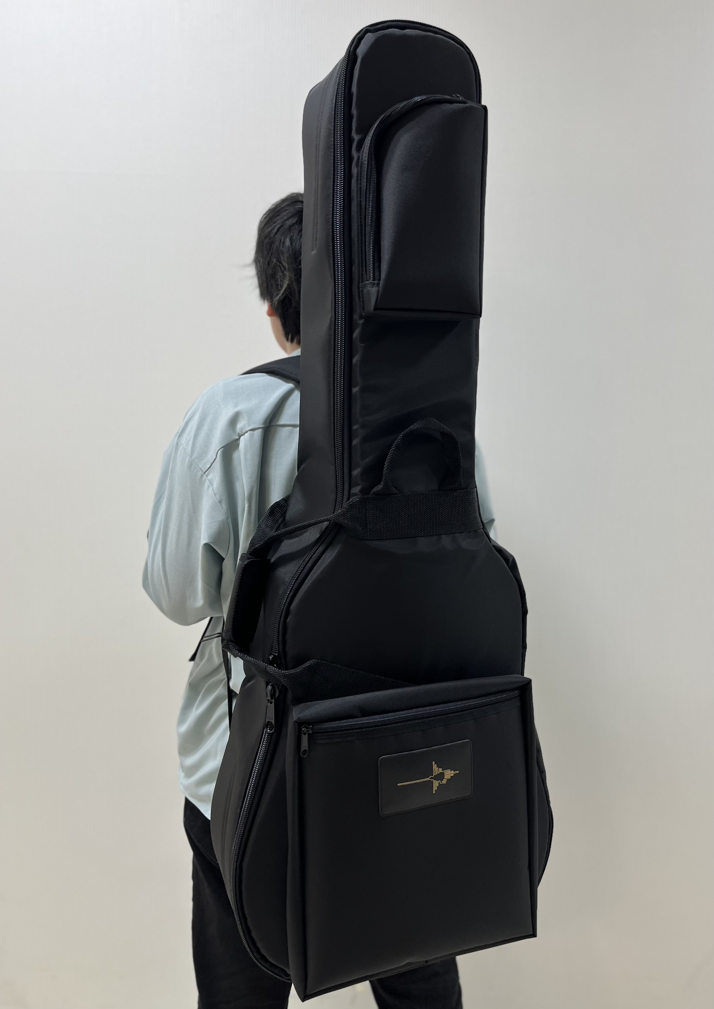 Dサイズ(ドレッドノート、Gibson J-45)  カラー：黒アコースティックギター用