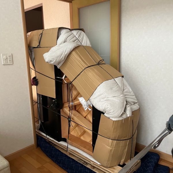 お部屋に入ってきました！<br />
ドアからスムーズに搬入！
