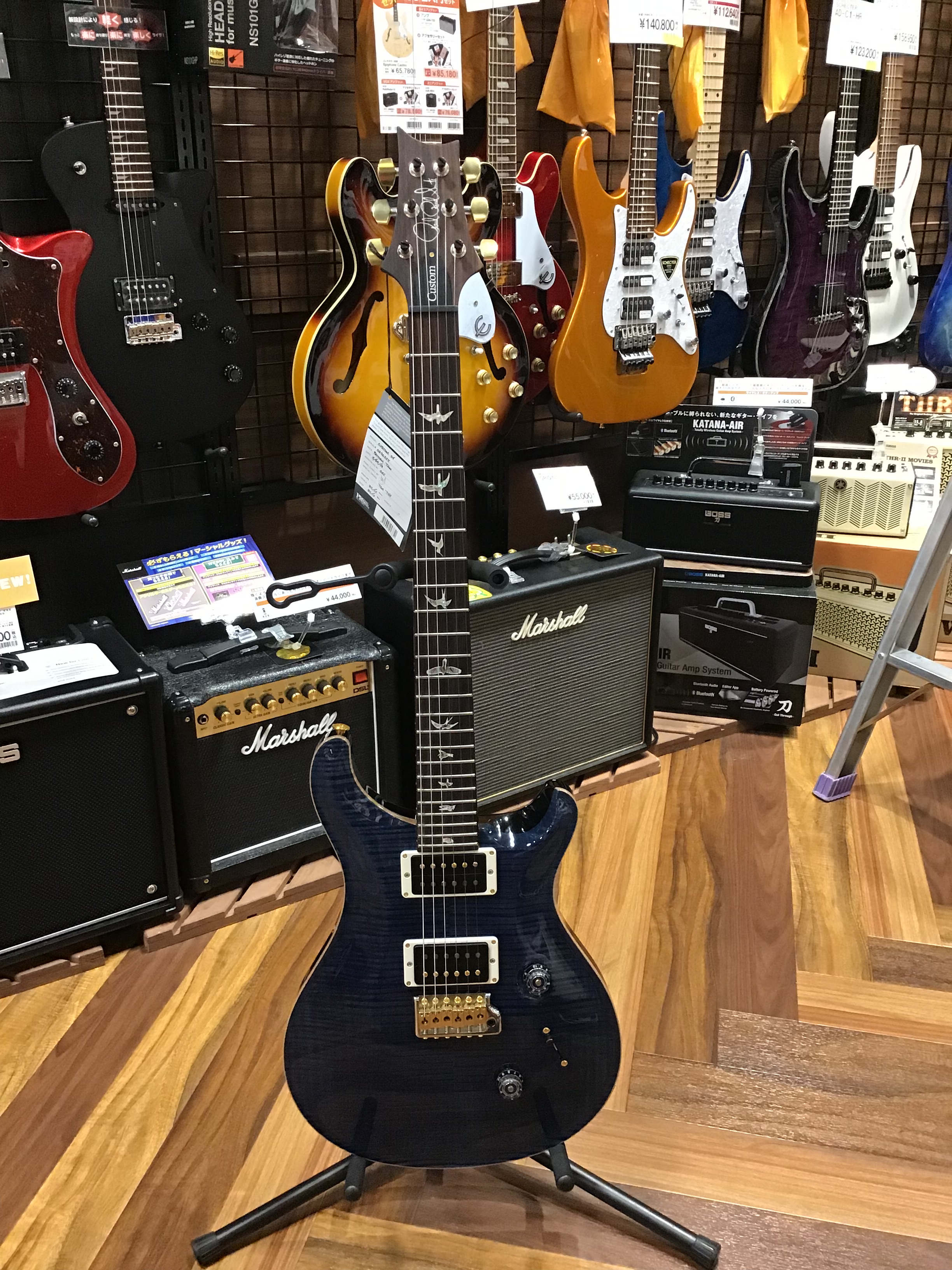 成田イオン店ギター紹介～担当が音出ししてみた～PRS　Custom24/10TOP