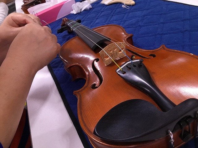 【バイオリン】弦交換セミナーレポート！