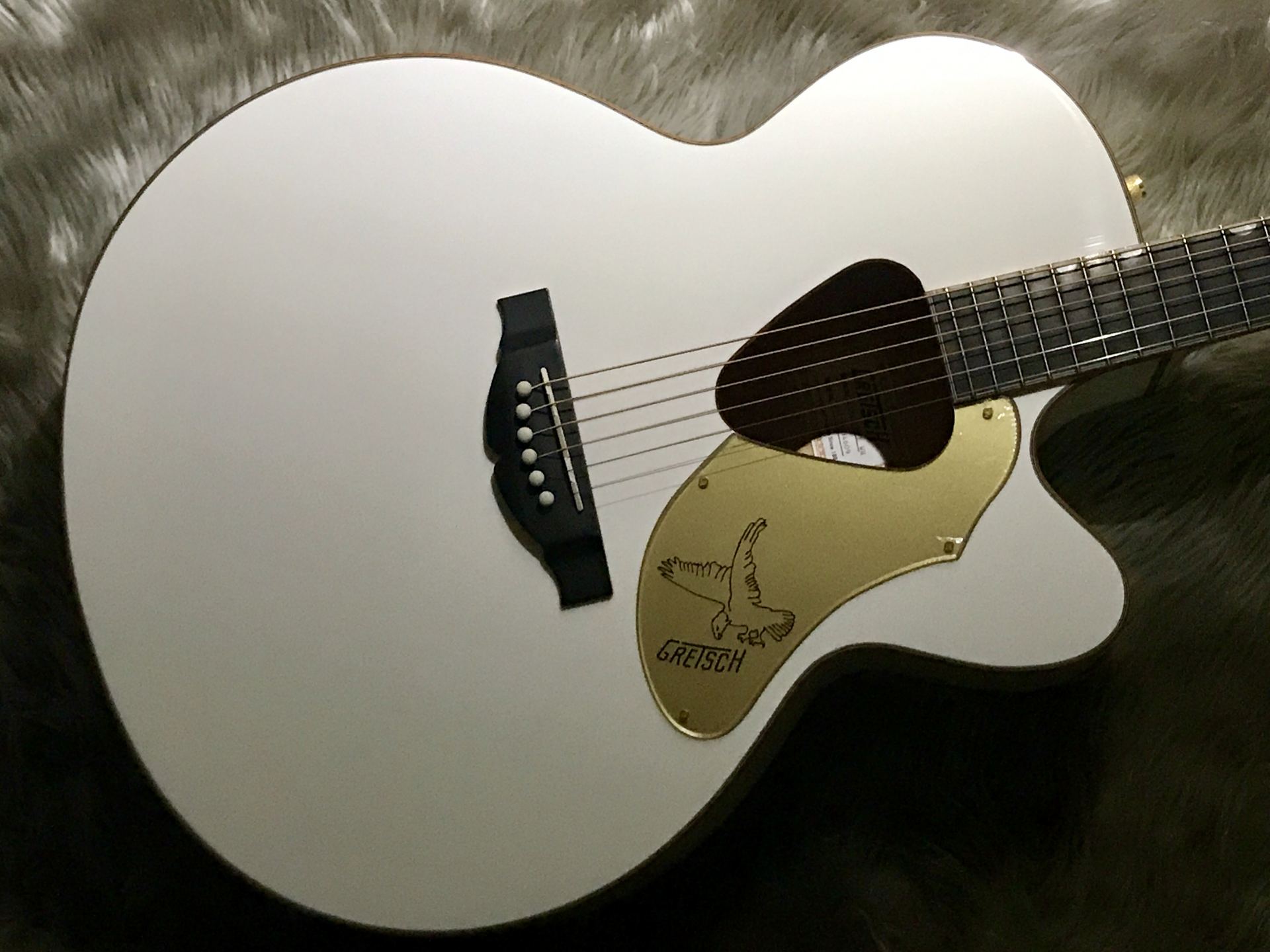 アコースティックギター　ホワイト 0