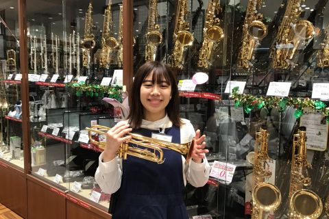 スタッフ写真 管楽器 石橋