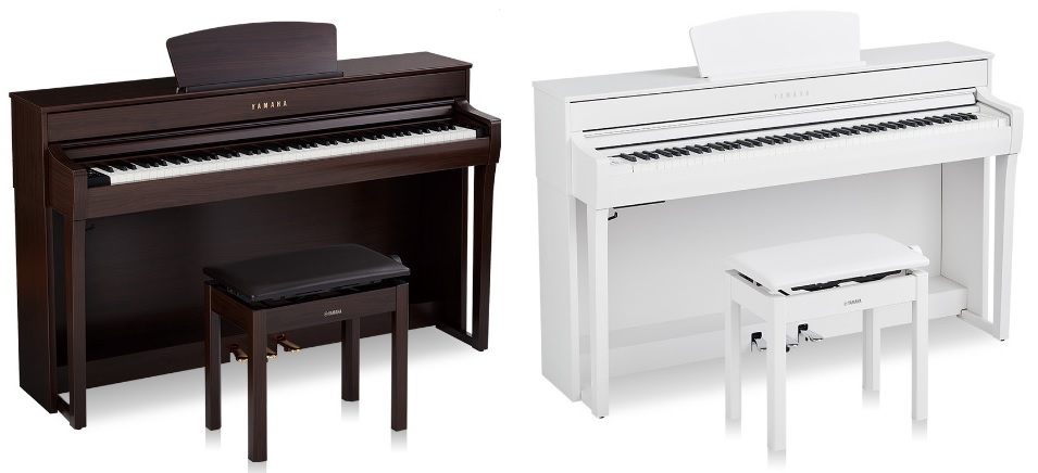 SCLP-7350<br />
￥176,000（税込）<br />
よりリアルなグランドピアノのタッチを再現する「グランドタッチ-エスTM鍵盤 象牙調・黒檀調仕上げ エスケープメント付き。<br />
特典：遮音カーペット(CPT100M)
