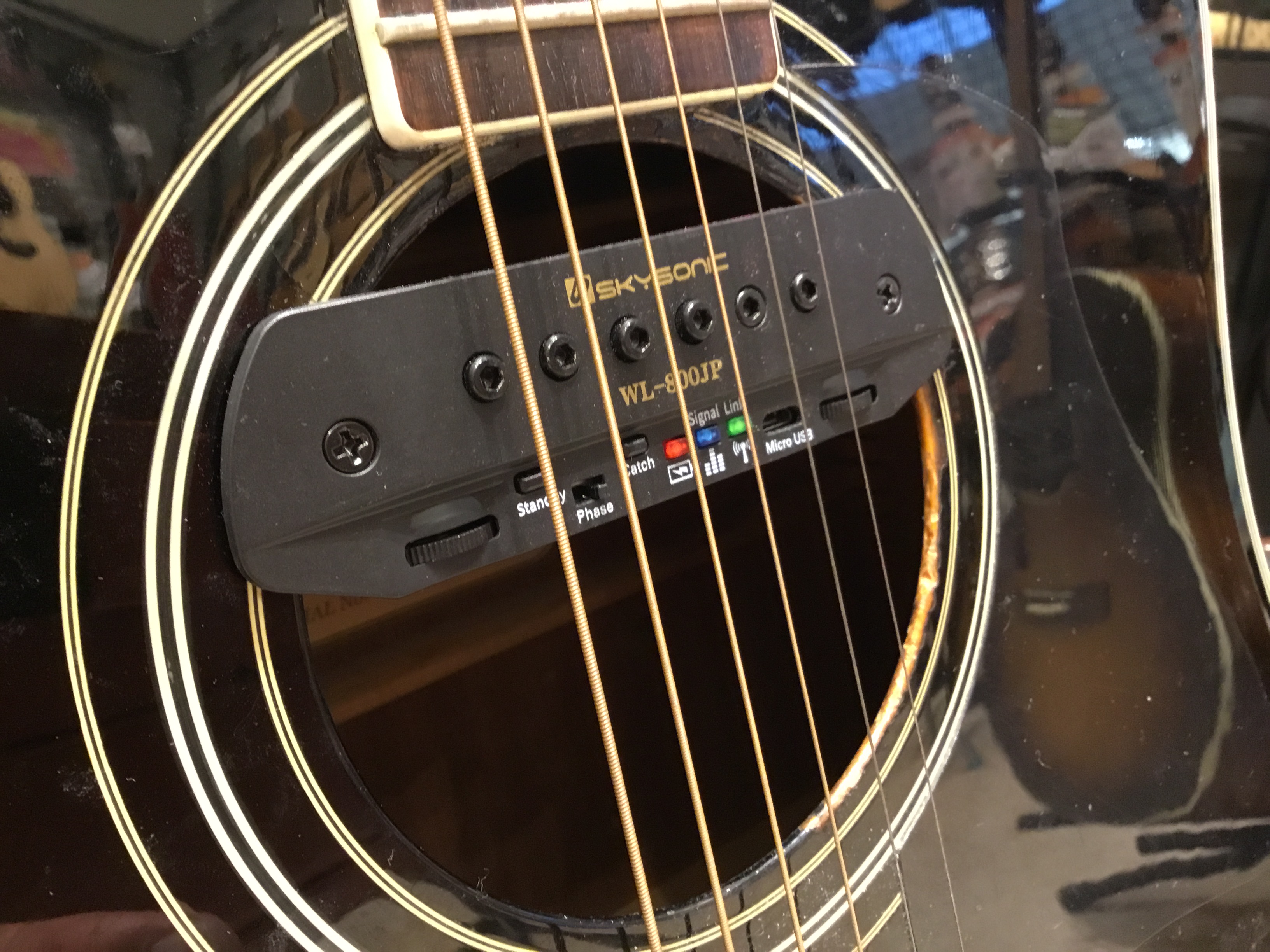 アコースティックギター用 マグネットピックアップ - 器材