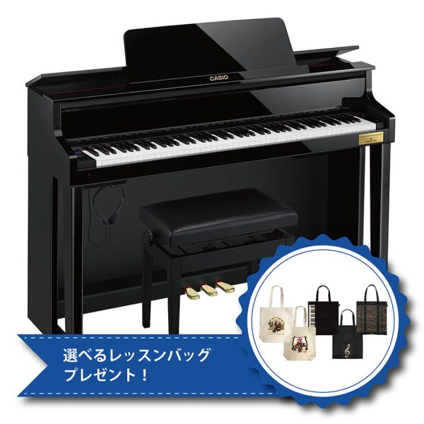 GP-1000<br />
￥434,500<br />
世界有数の歴史あるピアノメーカーC.ベヒシュタイン社と共同開発した音や鍵盤を搭載し、2015年の発売以降国内外のピアニストたちから好評を博した注目のモデル。