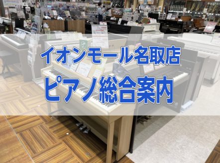 人気モデルを常時30台以上展示！全機種お試しいただけます！どんなご相談でもお気軽にお声がけください。 島村楽器名取店は東北エリアで大人気のイオンモール名取エアリの3階にある総合楽器店です。 ショッピングやお食事、映画鑑賞などのお出かけのついでに、お気軽にお立ち寄りいただけます！ ヤマハ、ローランド、 […]