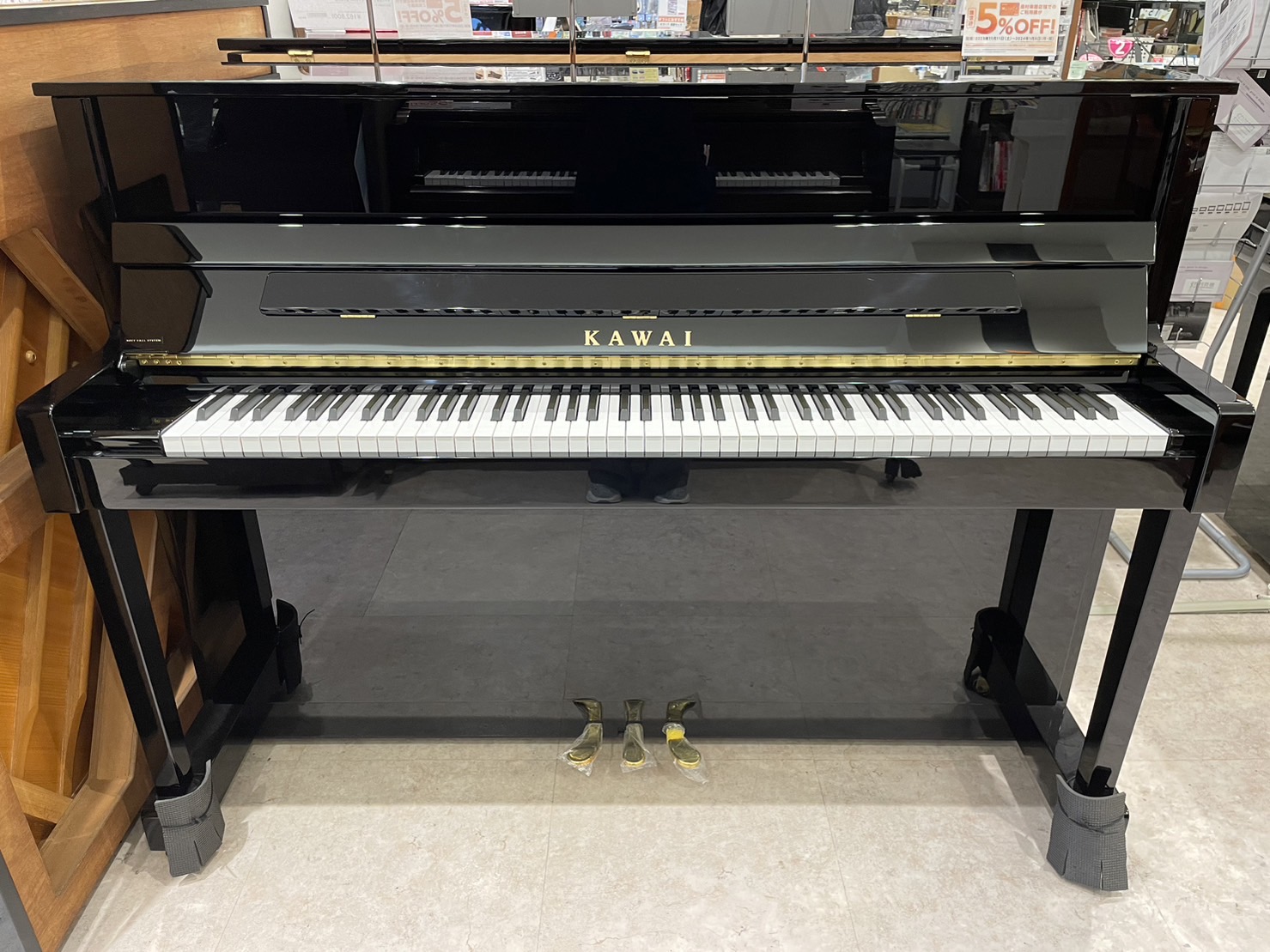 新品アップライトピアノ【展示品限定クリアランスセール対象商品！】KAWAI・K-114SX