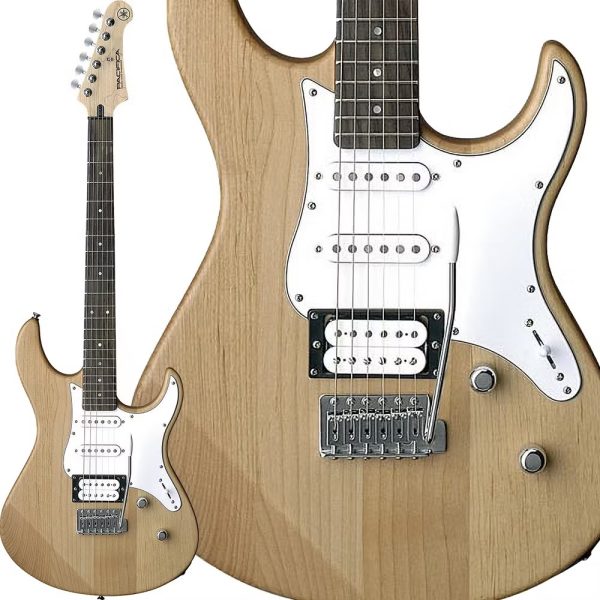 YAMAHA・PACIFICA112V YNS<br />
￥38,500(税込)<br />
イエローナチュラルサテンも人気のカラー！木目がかっこいい！