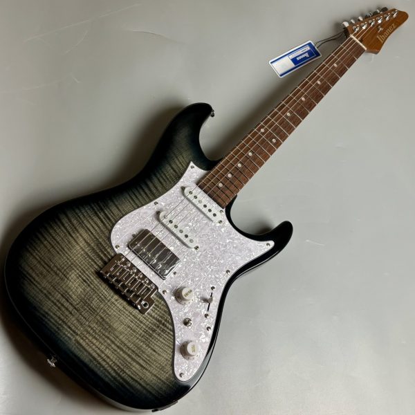 Ibanez AZ22S1F-TKS<br />
\93,500(税込)<br />
現代プレイヤーの多様なニーズに応える、優れた耐久性と演奏性、ビジュアルを兼ね備えた万能型のAZシリーズ新製品！