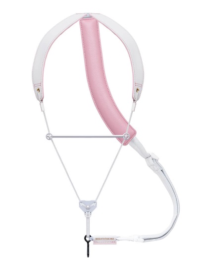 ブレステイキングストラップ ライザプレミアムⅡ-Rシロと桜（さくら）/ WHITE