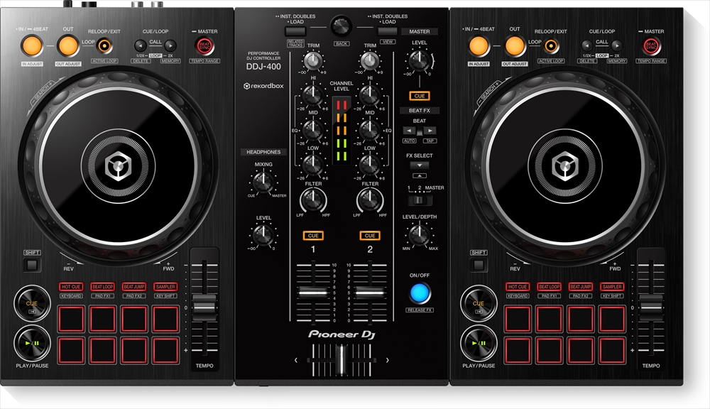 *rekordbox dj 専用2チャンネルDJコントローラー「DDJ-400」在庫入荷しました！今なら即納可能です！ DJノウハウが身につく新機能チュートリアルを搭載したREKORDBOX DJ対応DJコントローラー「DDJ-400」。]]PLAY/PAUSEボタン、CUEボタン、BEAT FX、 […]