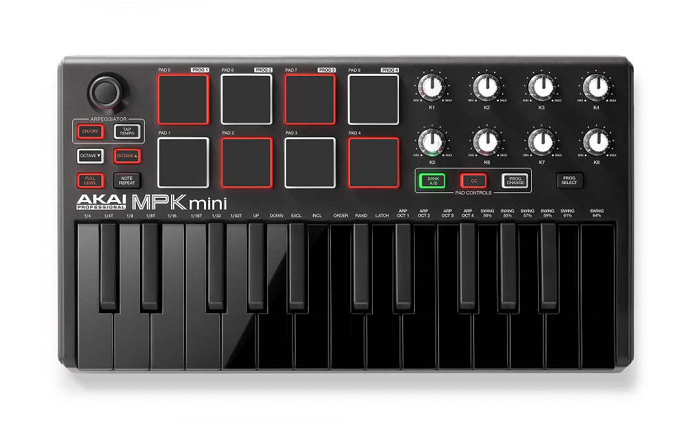 AKAI「MPK Mini MK2」とKORG「nano」シリーズの限定カラーモデル発売！