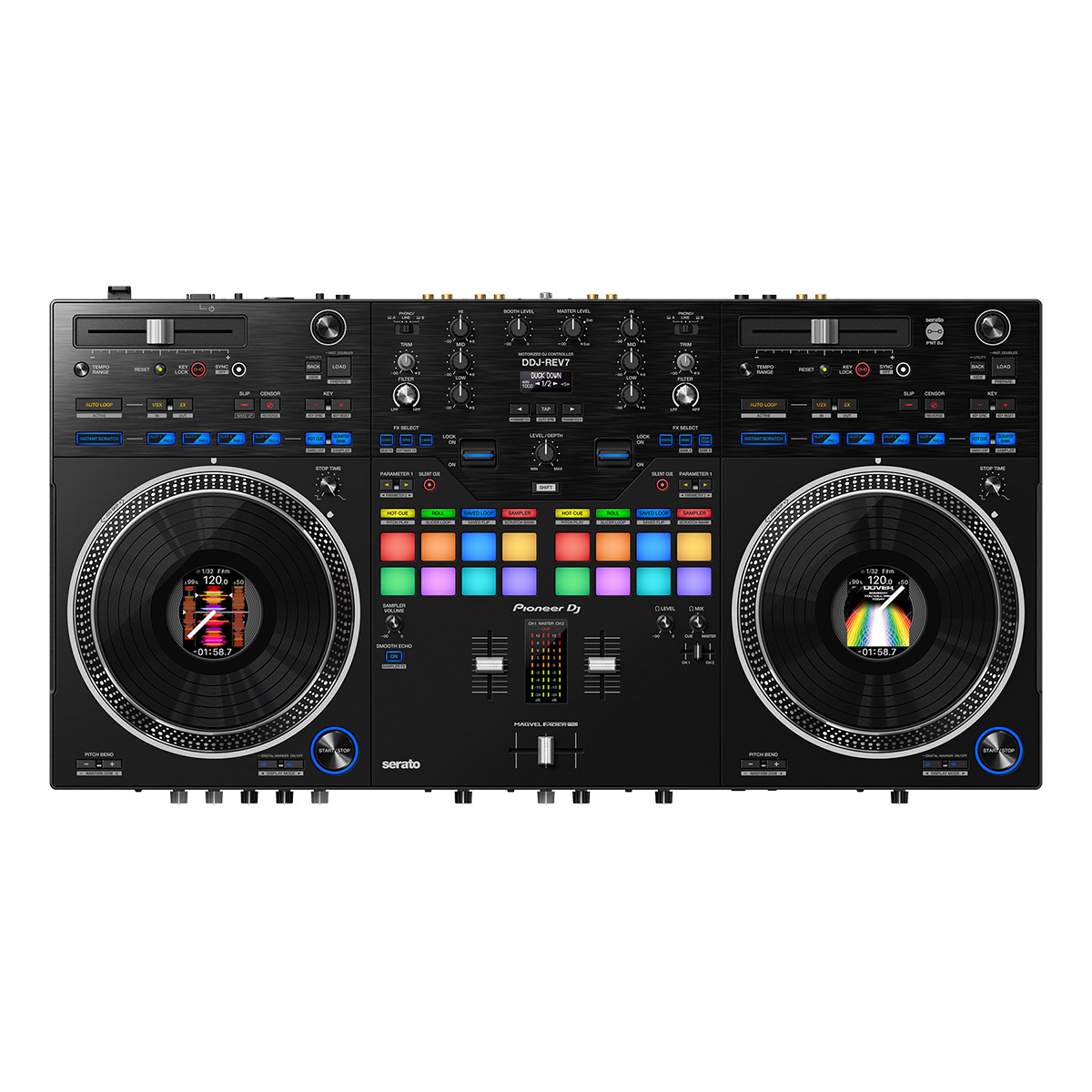 *新規開発のON JOG DISPLAY付きモーター駆動ジョグを搭載したSerato DJ Pro対応 スクラッチスタイル 2chDJコントローラー「DDJ-REV7」登場。2月4日(金)発売！初回分完売のため、次回入荷のご予約承ります。 ===1=== |-[#1:title=価格・ご予約について […]