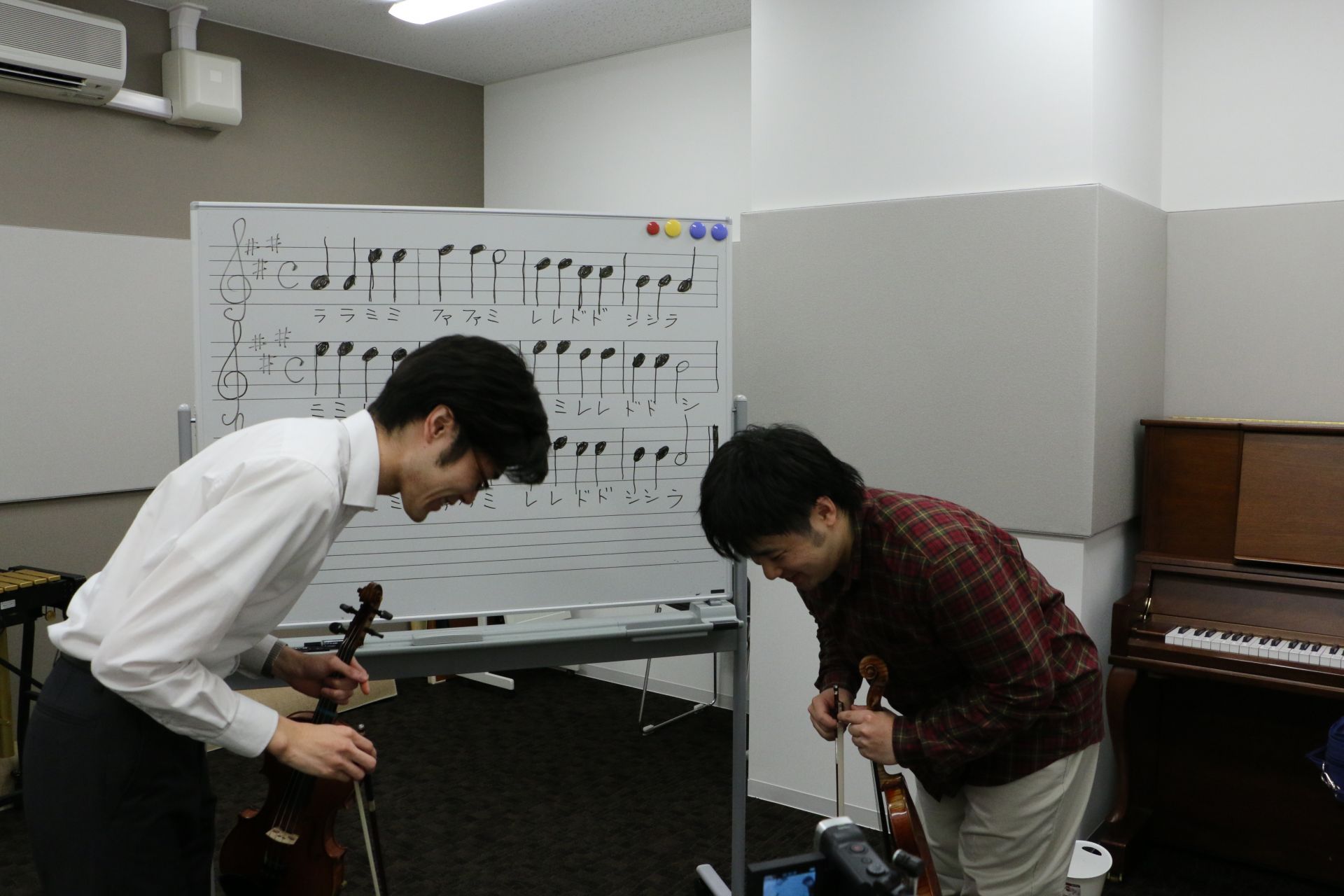動画あり【バイオリン初体験のスタッフが体験レッスンを受けてみました♪】月曜日井川先生