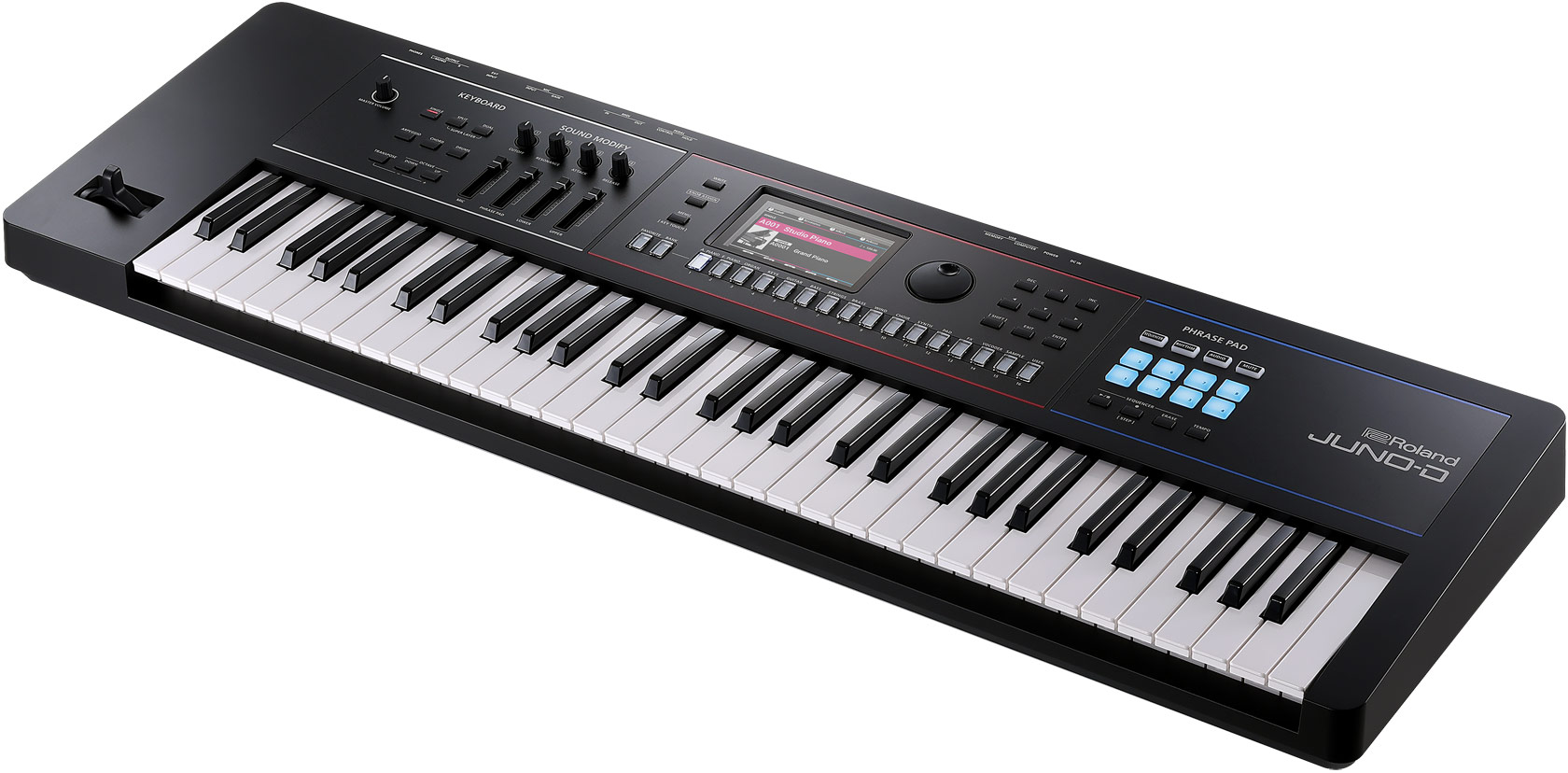 パサージオ西新井店にRolandの新製品シンセサイザーJUNO-D6が入荷致しました！前モデルのJUNO-DSシリーズからより使い易くなったモデルとなっております！是非店頭にてお試し下さい！ お問い合わせ 商品の在庫状況やご不明な点等ございましたら、当店舗担当スタッフまでお気軽にお問合せ下さい。