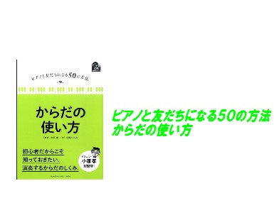 【入荷情報・書籍】ピアノと友だちになる50の方法　からだの使い方