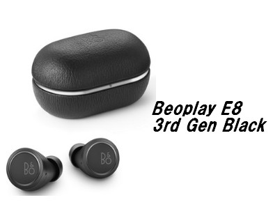 【ワイヤレスイヤホン】B&O PLAY「Beoplay E8 3rd Gen Black」予約受付中！