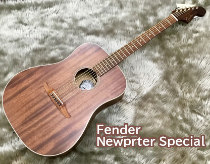 【アコースティックギター】Fender Newprter Special