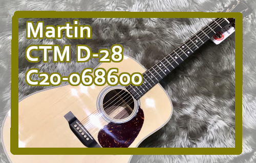 【アコースティックギター】Martin CTM D-28 C20-068600