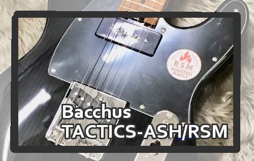【エレキギター】Bacchus TACTICS-ASH/RSM
