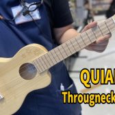 【全部が北海道産のウクレレ！？】QUIAM「Througneck SL-C1」