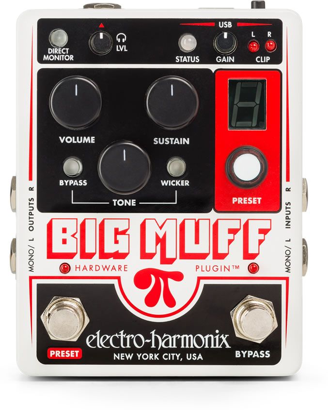Electro Harmonix Big Muff Pi Hardware Plugin DTM ハードウェアプラグイン ファズ エフェクター 【エレクトロハーモニックス】