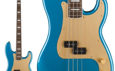 【エレキベース】Squier by Fender 40th Anniversary Precision Bass Gold Edition【展示中】