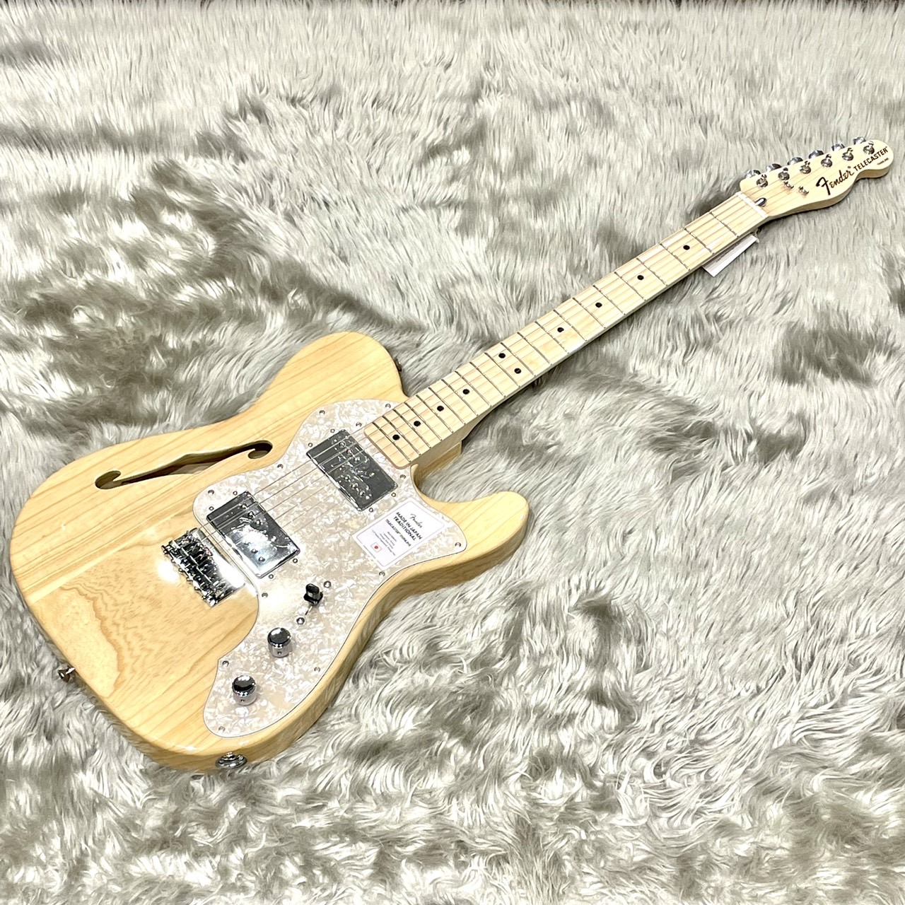 FenderMade in Japan Traditional 70s Telecaster Thinline Maple Fingerboard Natural