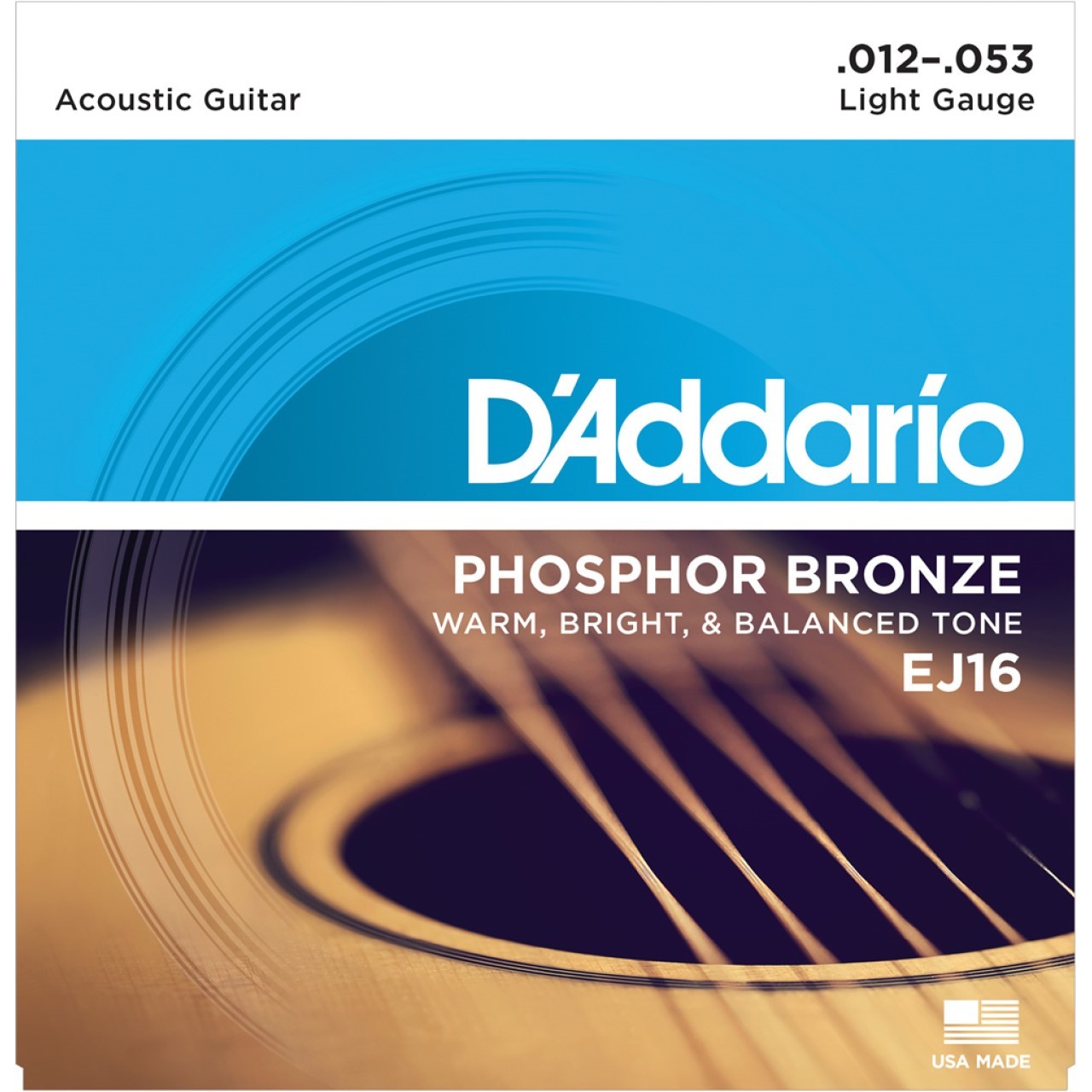 D'AddarioEJ16(フォスファーブロンズ弦)