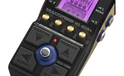 【23種類のギターアンプモデルを内蔵】「ZOOM　MS-80IR+ MultiStomp」