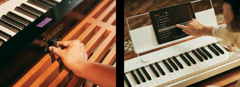 楽器をワイヤレスでコントロール 音色選択や設定変更を快適に操作