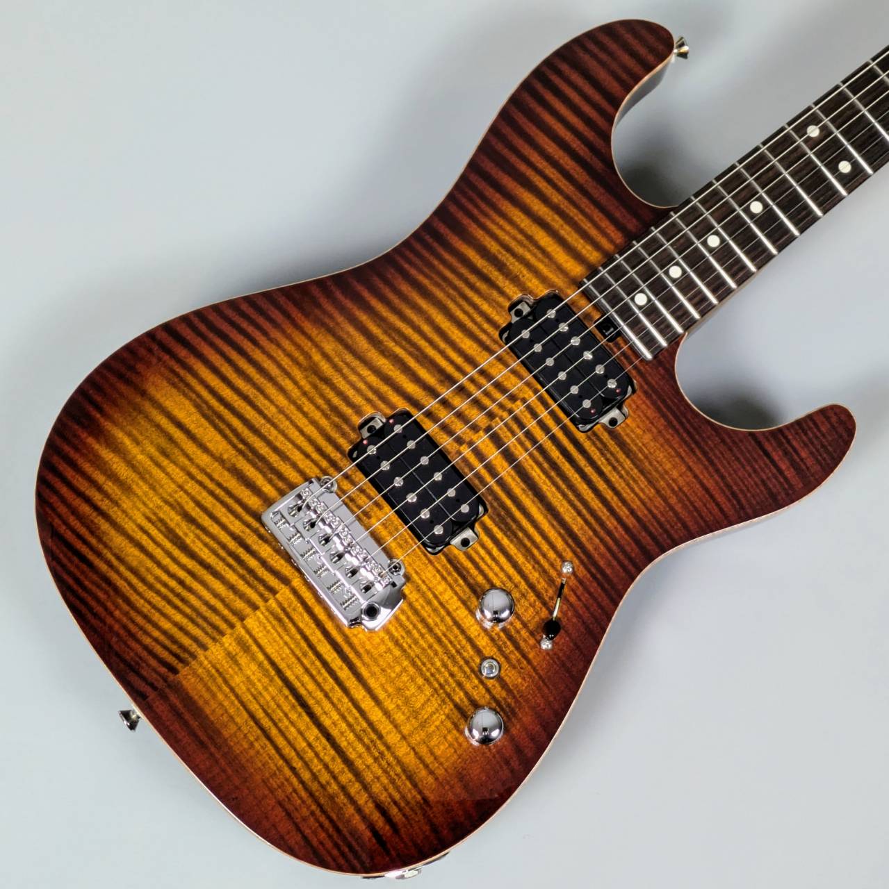 Red house GuitarsPiccola S/HH 5AFlameMaple & RoastedFlameMapleNeck