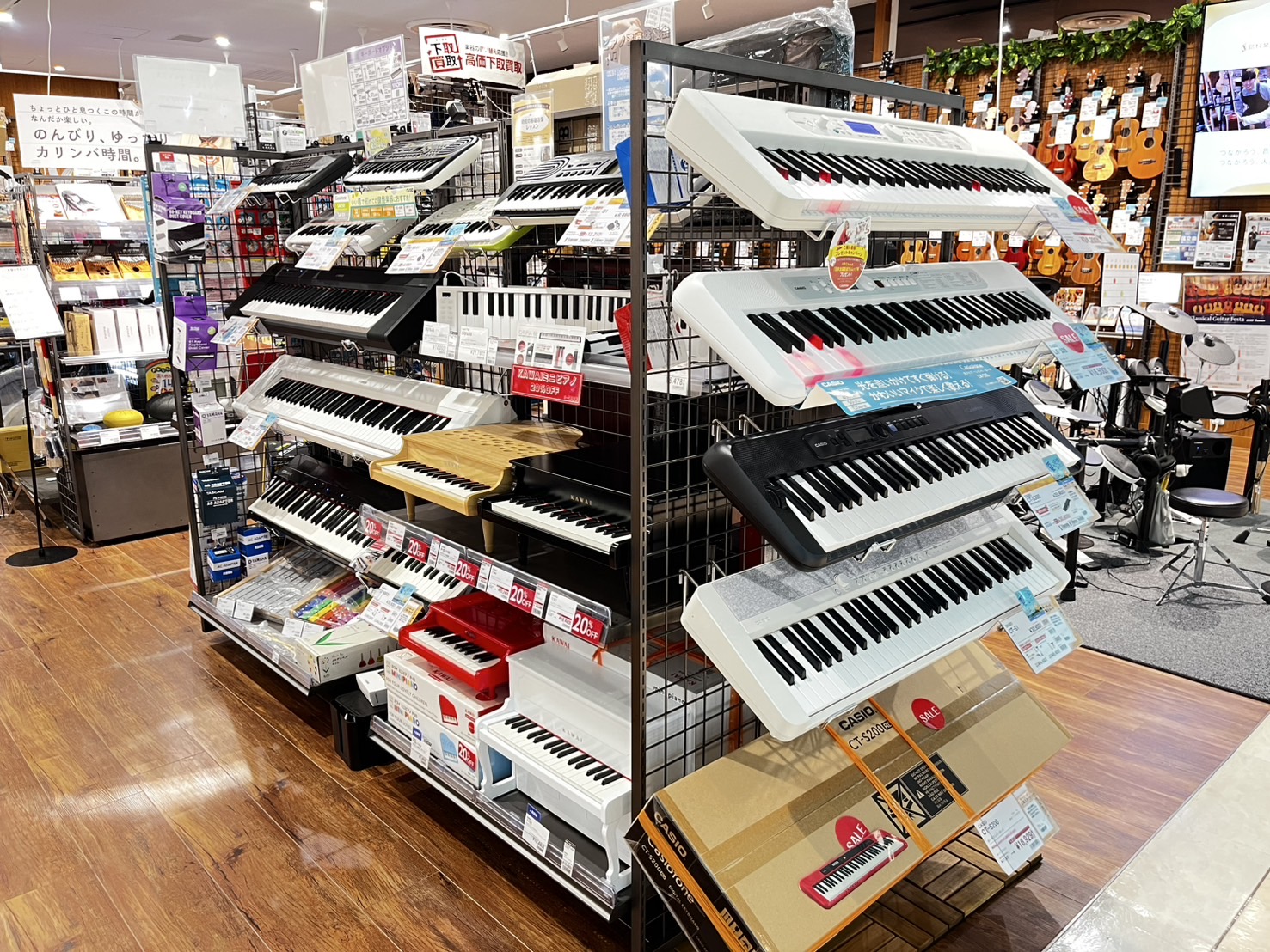 島村楽器ダイナシティ小田原店では、電子ピアノだけでなく、持ち運びに便利なキーボードも多数ご用意しております‼ 大人の新しい趣味として、お子様の最初の音楽として、プレゼントにも最適です♪ CONTENTSピアノ演奏体験会🌟随時受付中展示機種一覧ワンランク上の演奏体験🎹卓上電子ピアノ電子ピアノ相談会実施 […]
