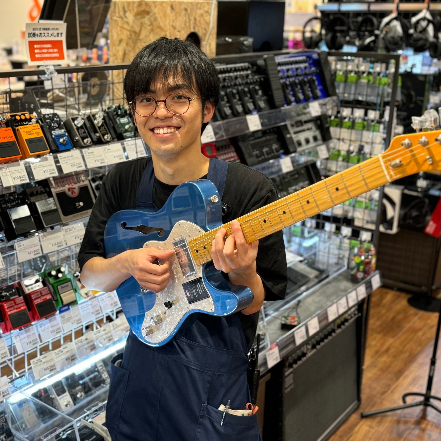 担当　アンプ　エフェクター宮本