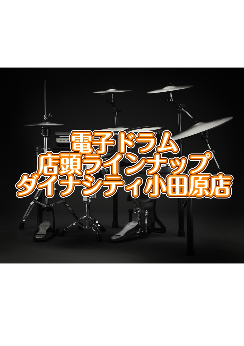 インターネットで調べてみても、実際のサイズ感や打音の大きさ、本体以外に何を揃えればいいのか...とお悩みの方も多いと思います。島村楽器ダイナシティ小田原店では、実際に叩いて、比べて、理想の1台を見つけるお手伝いをいたします。打感やサウンド、アコースティックドラムとのギャップなどを体感していただき、一 [&hellip;]