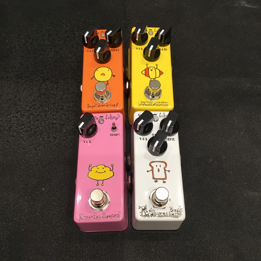 【新入荷・レビューあり】Effects BAKERYのコンパクトエフェクター4種類が入荷しました!!