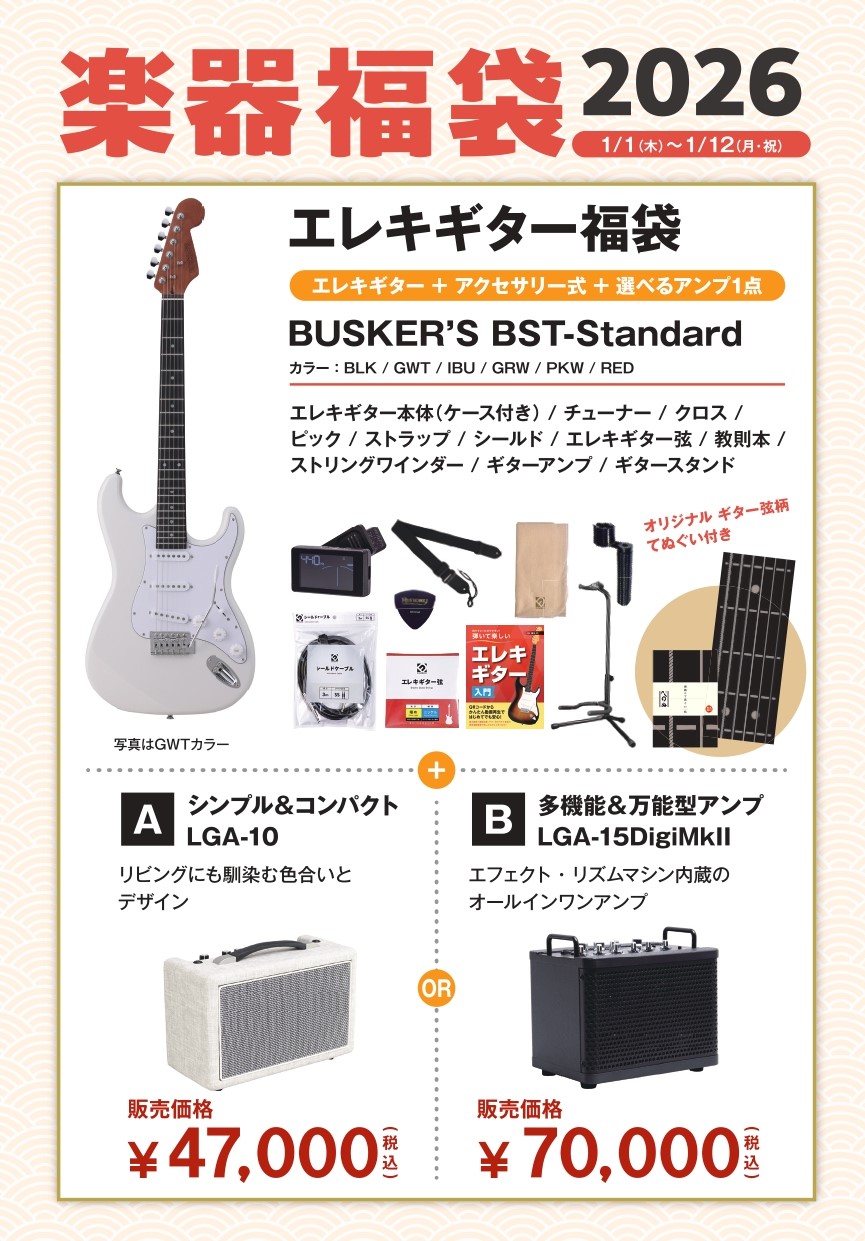 エレキギター福袋BUSKER'S BST-Standard