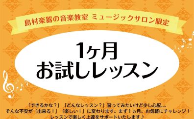 【1ヶ月お試し】大人のピアノレッスンのご案内