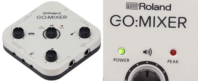 |*メーカー|*品番|*販売価格(税込)| |Roland|GO:MIXER|[!￥10,800!]| 「GO:MIXER（ゴーミキサー）」は、スマホで楽器演奏動画を録画する時に便利なミキサー機能を要したオーディオインターフェースです。マイクやギター、キーボードなどの楽器や音楽プレーヤーなど、同時に […]