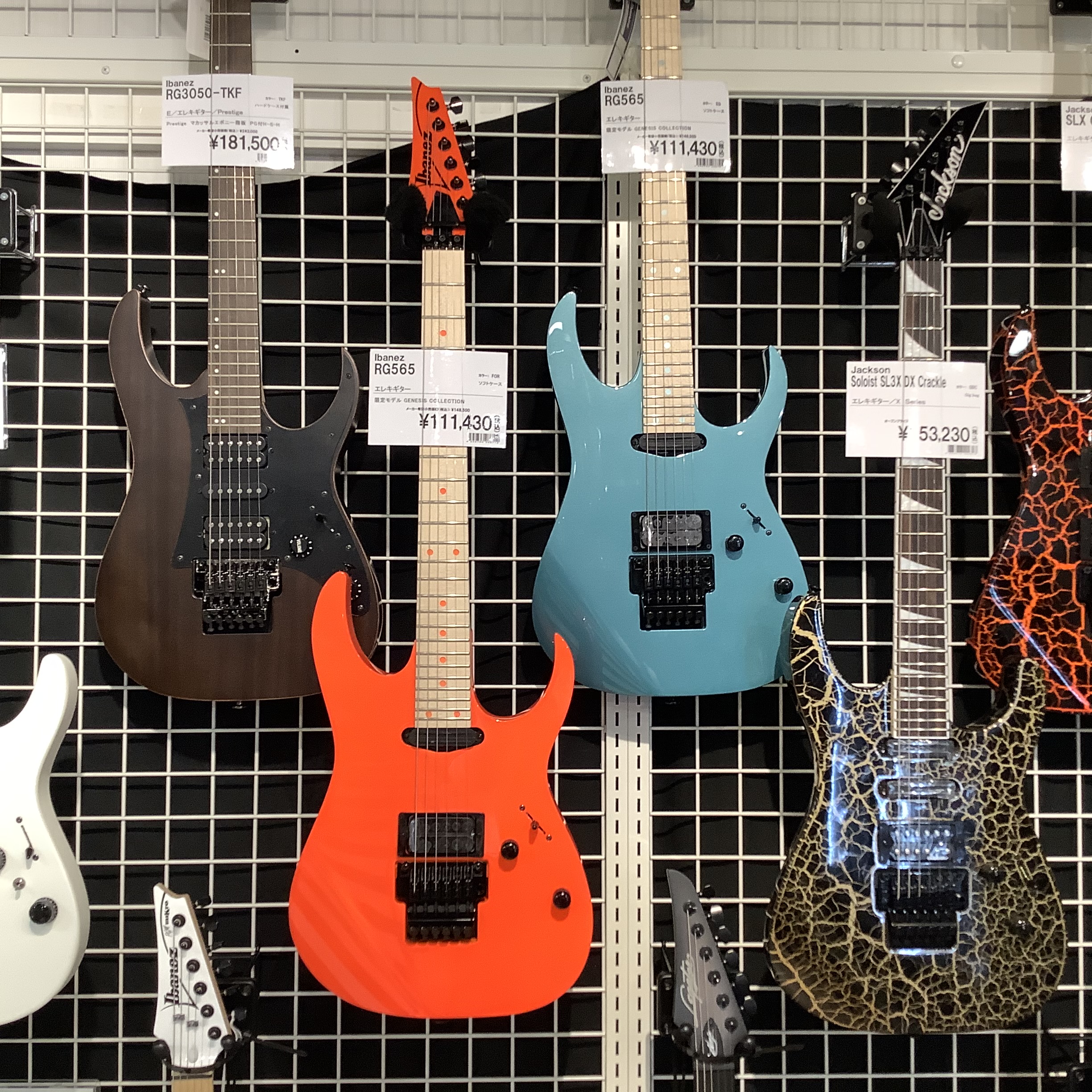 【エレキギター】GENESIS COLLECTION/RG565が各色展示中です！