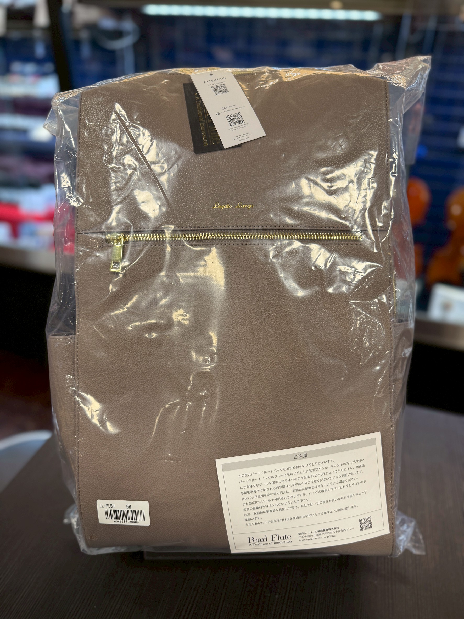 Legato Largo® × Pearl Flute　コラボレーションフルートリュックLL-FLB1