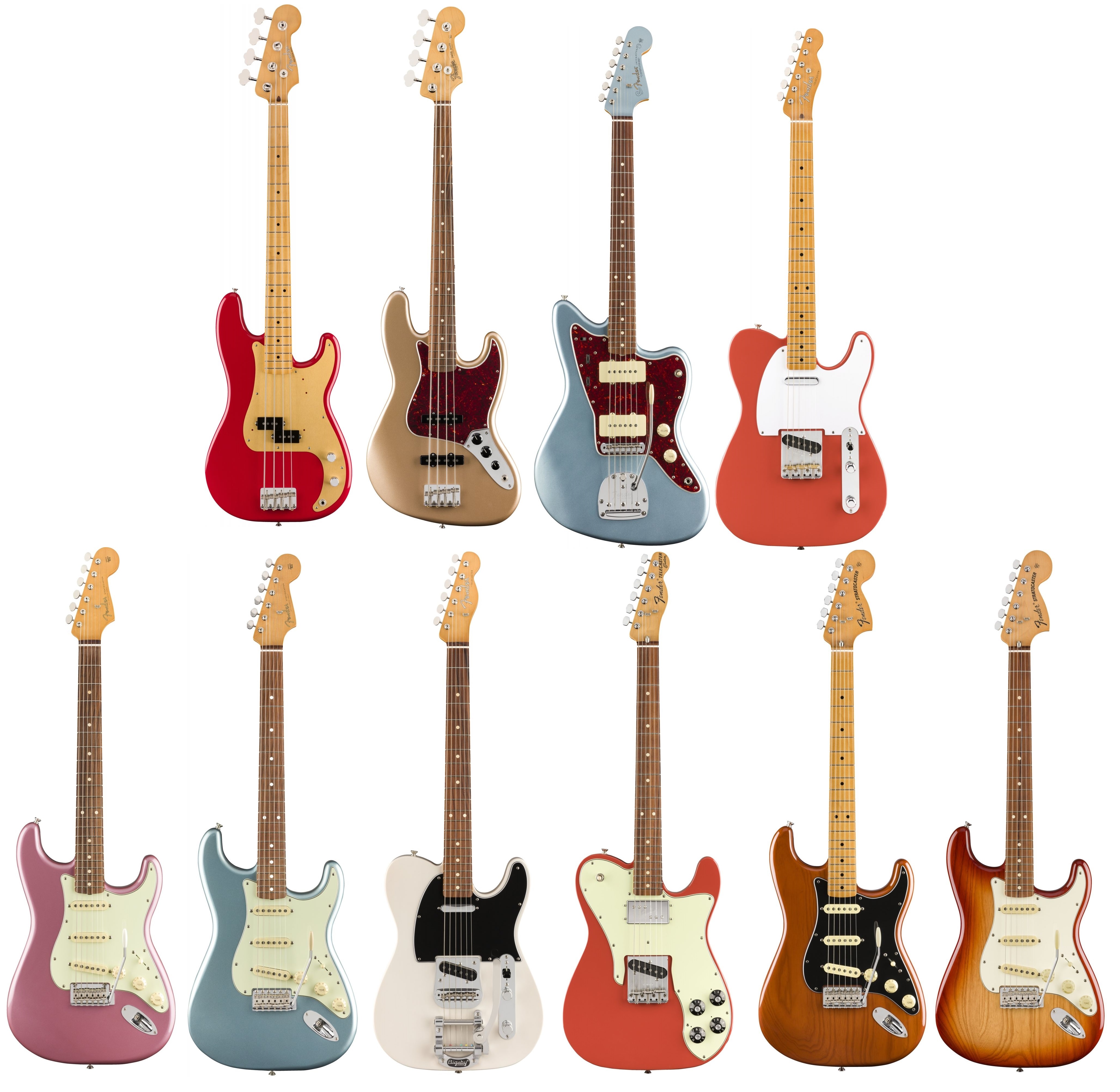 *黄金時代のスタイル・サウンドを再現！「Vintera Series」！ **Fender Vintera '60s Stratocaster Vintera '60s Stratocasterは、フェンダー黄金時代のスタイルとサウンドを求めるプレイヤーのために開発されたストラトキャスター。ボディマ […]