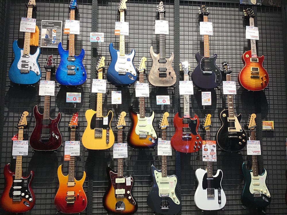 【在庫状況】島村楽器大分店　エレキギター在庫