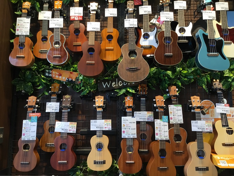 7月17日更新 在庫状況 島村楽器大分店 ウクレレ在庫 パークプレイス大分店 店舗情報 島村楽器