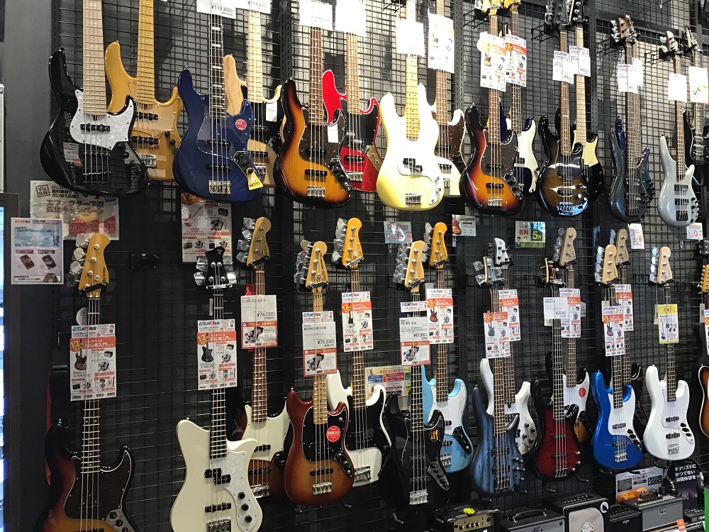 【在庫状況】島村楽器大分店 エレキベース在庫